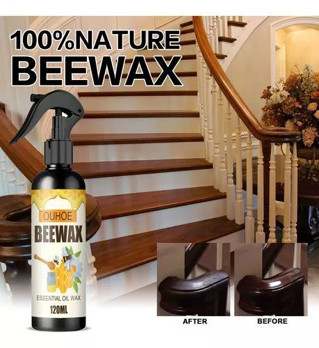 BeeWax™ Spray de cera de abejas micromolecularizada natural (Muebles y piso)