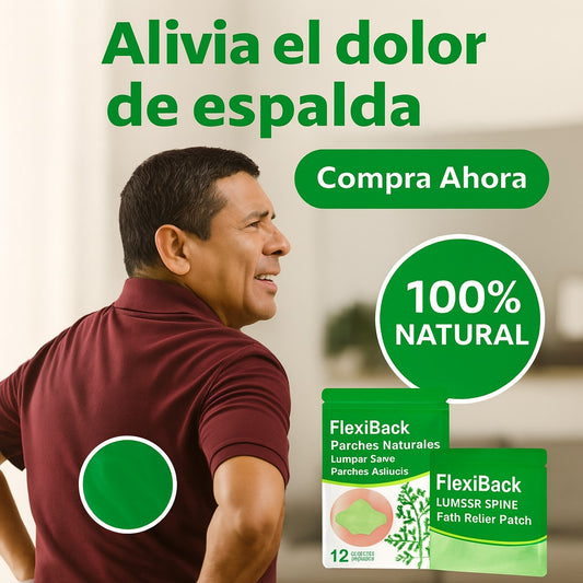 FlexiBack™️ - Parches naturales con calor para el dolor de espalda x10